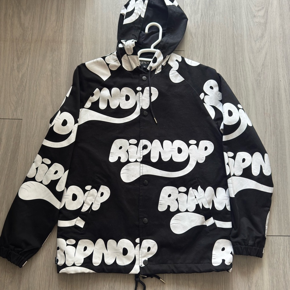 Ripndip Black and White Logo Jacket